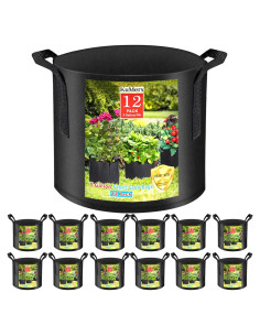 Paquete de 12 Bolsas de Crecimiento KuMers 5 Galones
