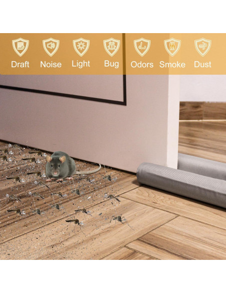 Barrera de Corrientes de Aire TONINT 2 Paquetes 99 cm Silicona