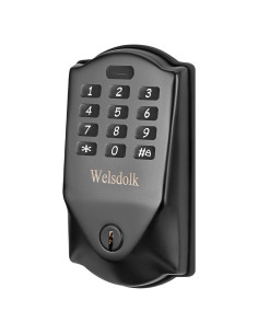 Cerradura Electrónica Welsdolk Sin Llave de Acero Inoxidable