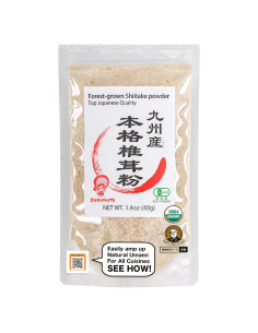 Polvo de Shiitake Orgánico SUGIMOTO 50g - Potenciador de Umami