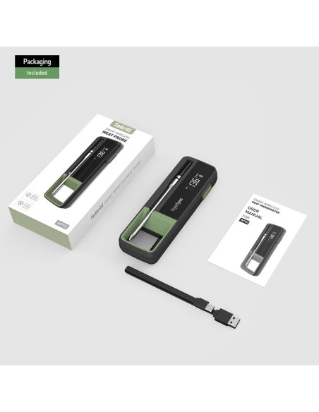 Termómetro de Carne Inalámbrico NADEZHDA WP-03-A Bluetooth 5.2