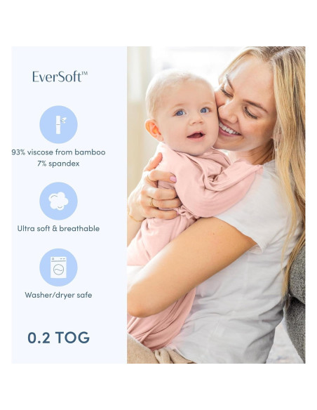 SleepingBaby EverSoft Zipadee-Zip Manta Transición Rosa X-Pequeño