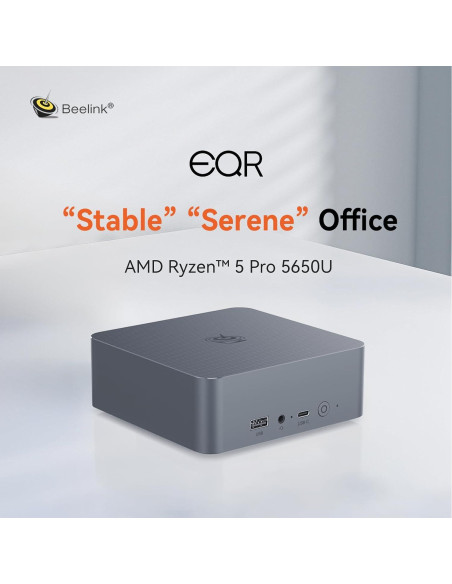 Mini PC Beelink EQR5, Ryzen 5 5650U, 32GB RAM, 1TB SSD Mini PC Beelink EQR5, Ryzen 5 5650U, 32GB RAM, 1TB SSD