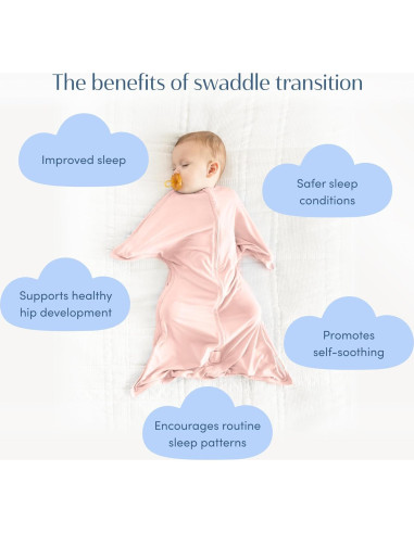 SleepingBaby EverSoft Zipadee-Zip Manta Transición Rosa X-Pequeño