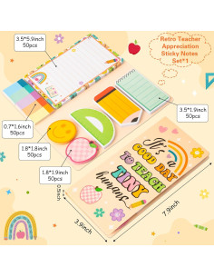 Conjunto de Notas Adhesivas B1ykin - Maestro Retro 550 Hojas 2