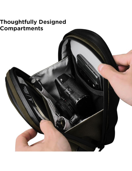 Bolsa Cruzada ALPAKA Metro Sling V2 Verde con Bloqueo RFID