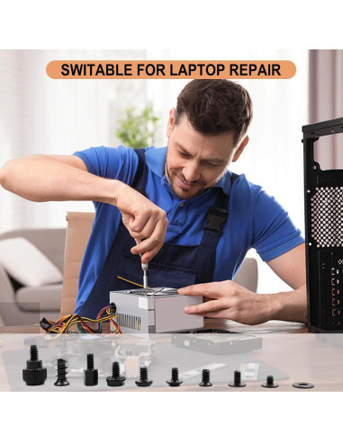 Kit de Tornillos para PC TVINLIK 420 Piezas M2 M2.5 M3 M5
