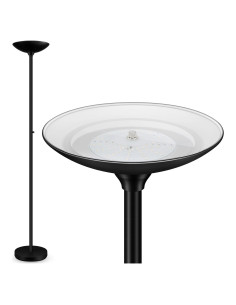 Lámpara de Pie LED Regulable AUQUEE 30W 3600LM 180cm Negro