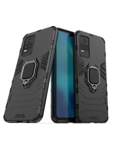 Funda Bumper Doble Capa MaiJin para VIVO Y73/Y21e - Negro