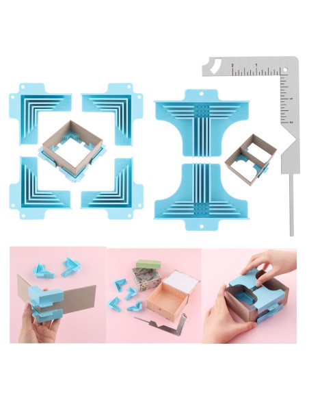 BAOFALI 7 Piezas Abrazaderas de Esquina para Encuadernación