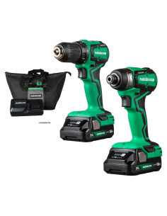 Kit Taladro/Atornillador Metabo HPT KC18DDXS 18V Compacto