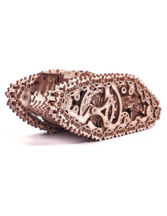 Tanque de Vapor Wood Trick 3D Rompecabezas Mecánico DIY