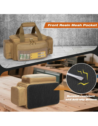 Bolsa de Herramientas Pequeña Trahzia Caqui 30.48 cm