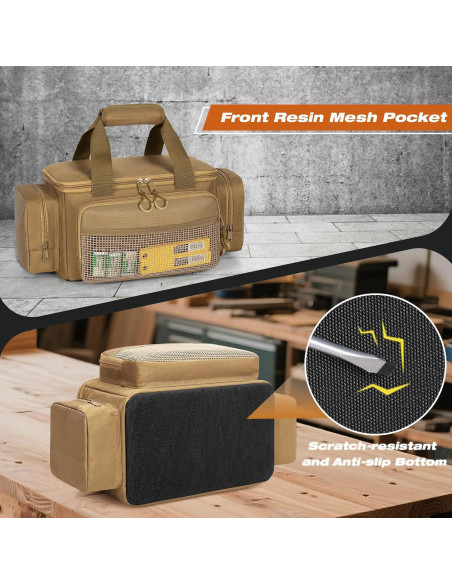 Bolsa de Herramientas Pequeña Trahzia Caqui 30.48 cm