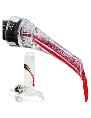 Aireador de Vino Kearning - Válvula Decantadora Sin Goteo