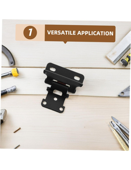 Bisagras Ocultas de Cierre Automático ERINGOGO 6 Pcs 6x4.2cm