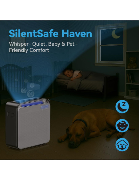 Purificador de Aire BURTRAN Nano-Oxy A31 HEPA 14 126 m/h