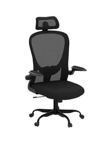 Silla de Oficina Ergonómica Silybon MA938 con Reposacabezas Negro