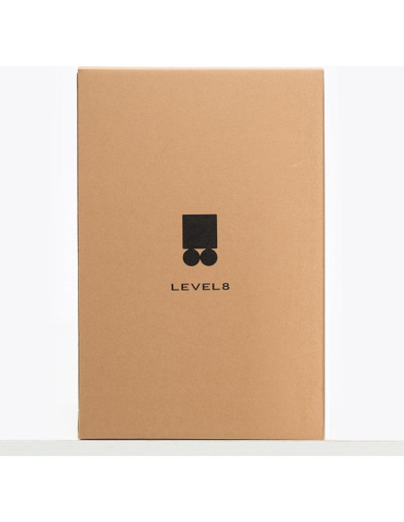 Maleta de Mano LEVEL8 20 Pulgadas Sin Cremallera Negra