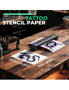 Papel de Transferencia de Tatuaje Nelko A4, 100 Hojas 2