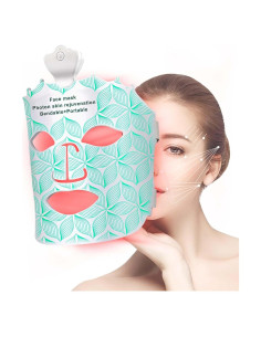 Máscara de Terapia de Luz Roja OMBROA con 7 Colores LED