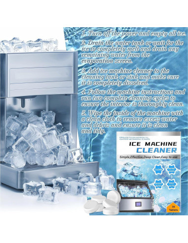 36 Tabletas Limpiadoras Swiffen para Máquina de Hielo 100g