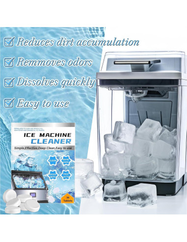 36 Tabletas Limpiadoras Swiffen para Máquina de Hielo 100g