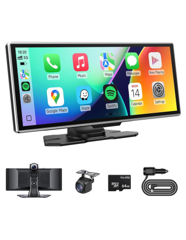 Pantalla Carplay Inalámbrica 11.26" NINEYIN con Cámara 4K