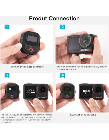 Control Remoto GPS Inalámbrico STARTRC para DJI Osmo Action 5/4