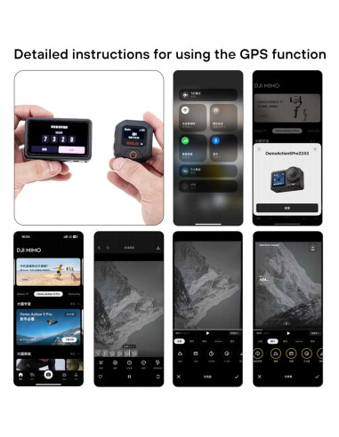 Control Remoto GPS Inalámbrico STARTRC para DJI Osmo Action 5/4