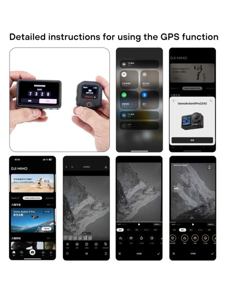 Control Remoto GPS Inalámbrico STARTRC para DJI Osmo Action 5/4