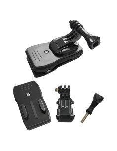 Soporte de Montaje para Cámara de Acción ThtRht - 2 Clips Ajustables