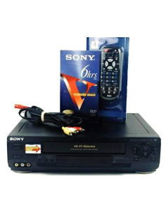 Grabador de Video VHS Sony SLV-N50 4 Cabezas Hi-Fi