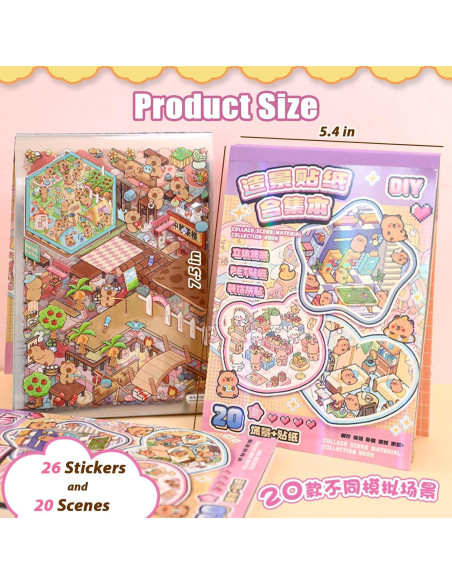 20 Conjuntos de Pegatinas 3D TIYIMIYUXU para Adultos