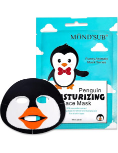 Máscara Facial Hidratante MOND'SUB 4pack - Animales Divertidos 2