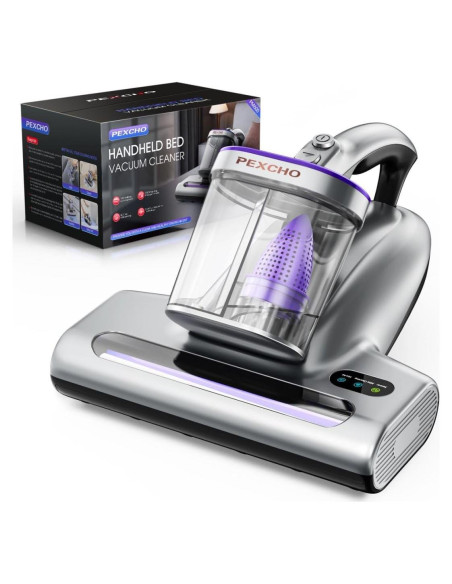 Aspiradora de Colchones PEXCHO PM600 500W con Luz UV-C