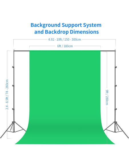 Kit de Iluminación Continua NEEWER NK100 con Paño de Limpieza Kit de Iluminación Continua NEEWER NK100 con Paño de Limpieza