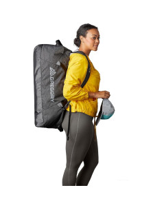 Bolsa de viaje Gregory Supply 90L plegable repelente agua negra 2