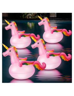 Luces de Piscina Flotantes Solares Unicornio Silkfly 55x35cm