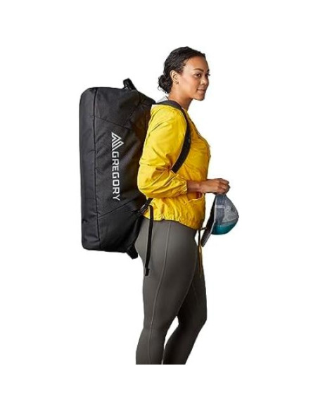 Bolsa de viaje Gregory Supply 90L plegable repelente agua negra