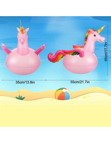 Luces de Piscina Flotantes Solares Unicornio Silkfly 55x35cm