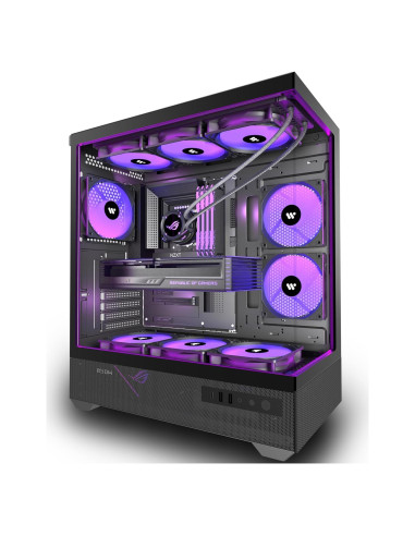 Caja de PC ATX ANSAITE C8 con 6 Ventiladores ARGB