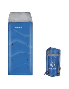 Saco de Dormir REDCAMP para Niños 3 Temporadas Azul 169 cm