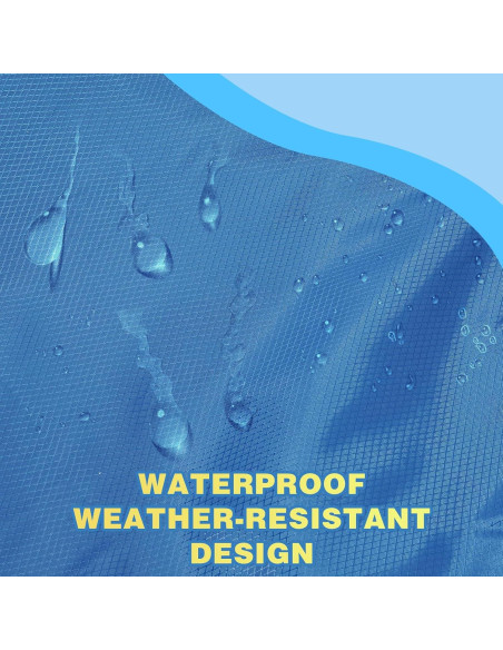 Saco de Dormir REDCAMP para Niños 3 Temporadas Azul 169 cm