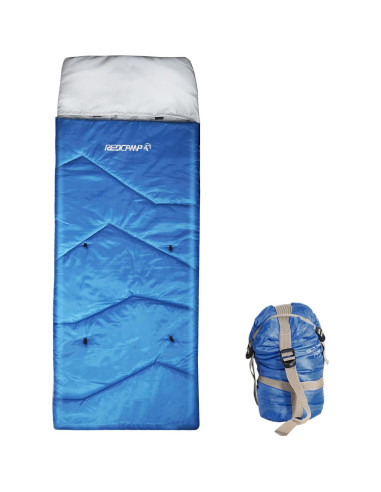 Saco de Dormir REDCAMP para Niños 3 Temporadas Azul 169 cm
