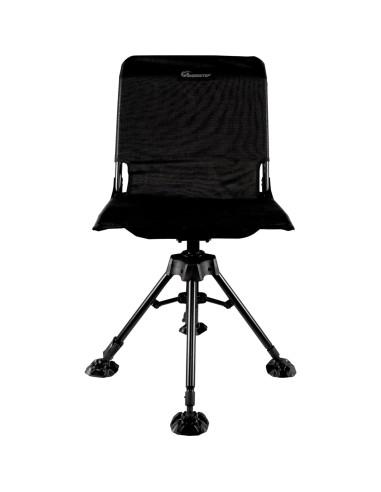 Silla de Caza Plegable Ameristep 360 Silenciosa Negra