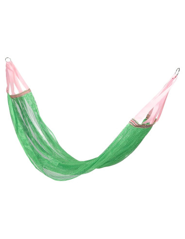 Hamaca Portátil FAVOMOTO Antivuelco Verde 260x130cm