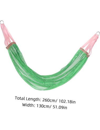 Hamaca Portátil FAVOMOTO Antivuelco Verde 260x130cm