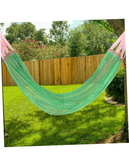 Hamaca Portátil FAVOMOTO Antivuelco Verde 260x130cm Hamaca Portátil FAVOMOTO Antivuelco Verde 260x130cm