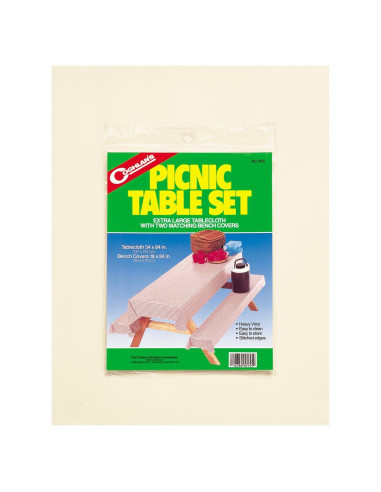 Juego de Mesa de Picnic Coghlan's 9155 Vinilo Rojo 203x279cm